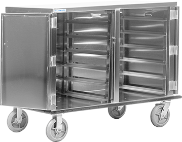 Enclosed Tray Delivery Cart